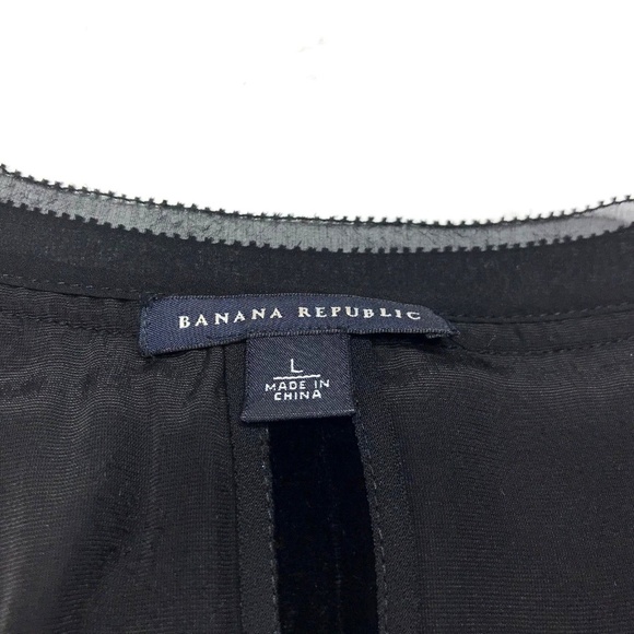 Banana Republic Black Panne Velvet Shift Dress - Picture 3 of 7